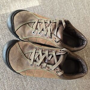 Keen Presidio Women’s US 8 Leather Hiking Walking Shoe Walnut Brown